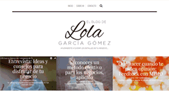 Desktop Screenshot of lolagarciagomez.com